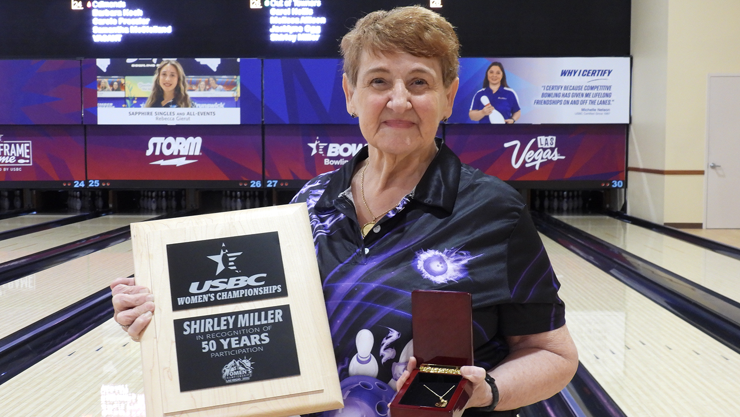 Shirley Miller celebrates 50 years at USBC Women's Championships